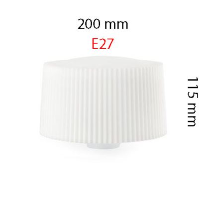 FARO 74429 - Lámpaernyő MUFFIN E27/230V átm. 20 cm