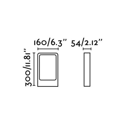 FARO 75519 - LED Kültéri lámpa DAS LED/8W/230V IP54