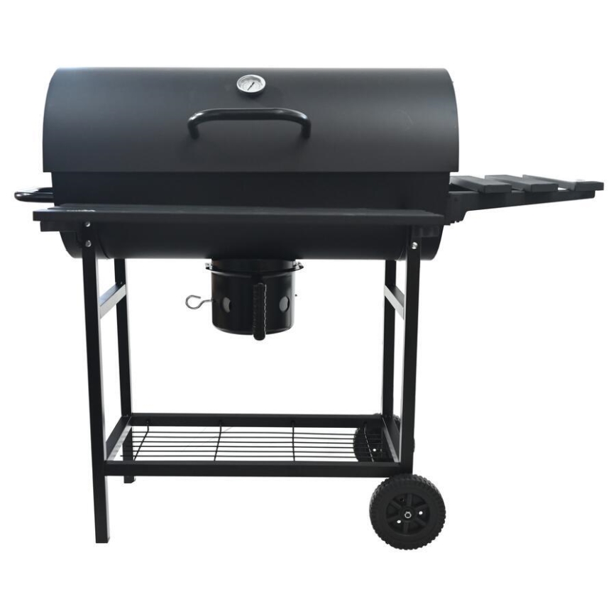 Faszenes grill, fekete