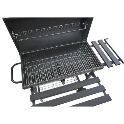 Faszenes grill, fekete