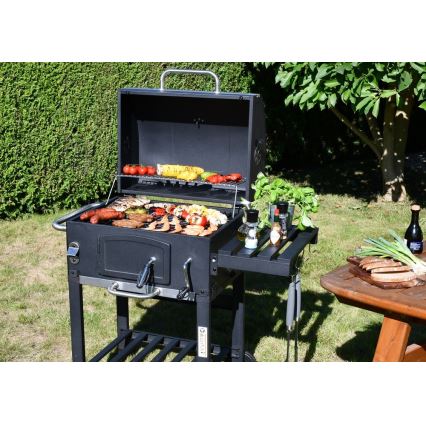 Faszenes grillsütő fekete