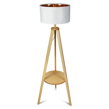 Fehér állólámpa 1xE27/40W/230V