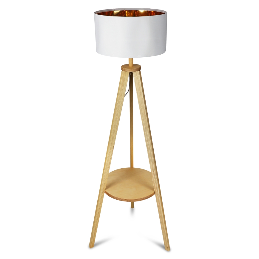 Fehér állólámpa 1xE27/40W/230V