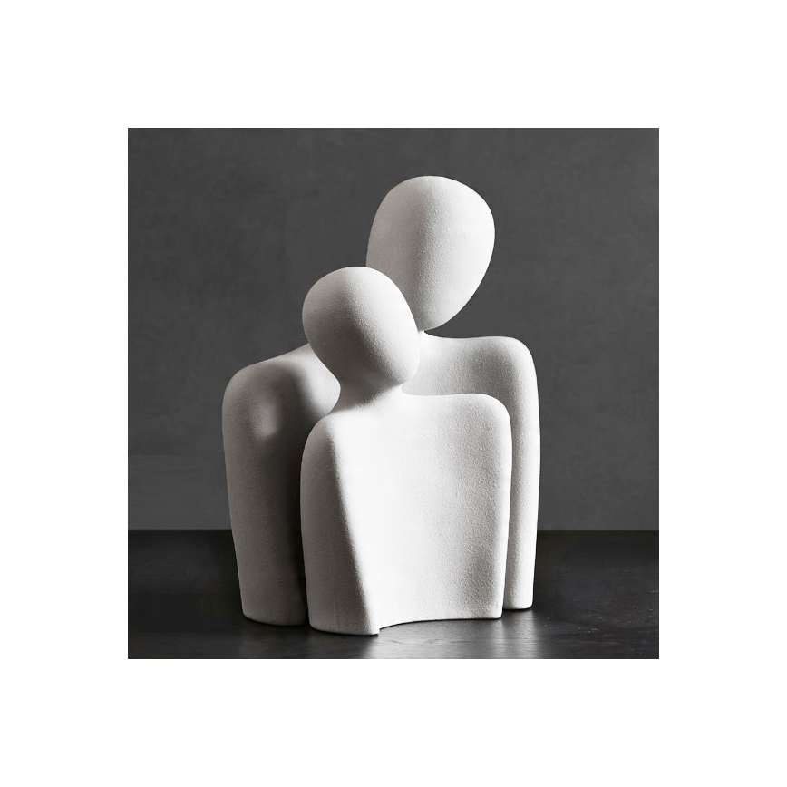 Fehér asztali dísz, 20 x 5,5 x 14,5 cm