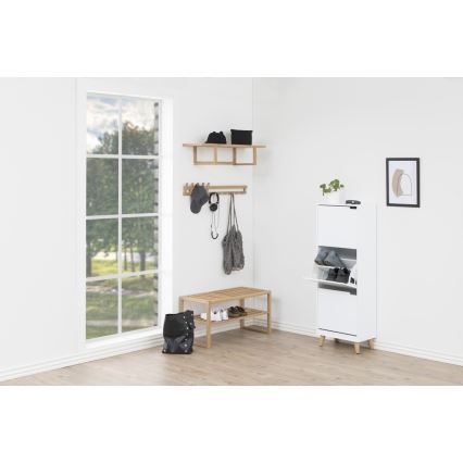 Cipőtartó 3 fiókkal CARLY fehér