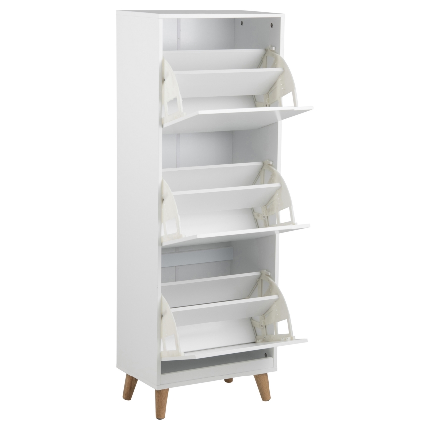 Cipőtartó 3 fiókkal CARLY fehér