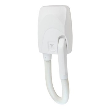 Fehér hajszárító, 18x37 cm