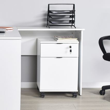 Irodai konténer 61x41 cm fehér