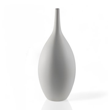 Fehér kerámia váza 47 cm