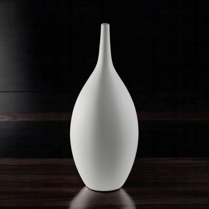 Fehér kerámia váza 47 cm