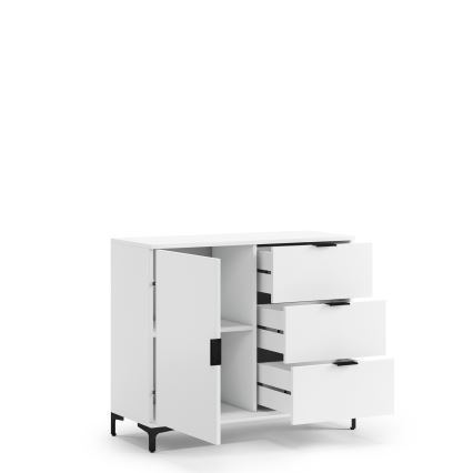 Fiókos komód LORA fehér