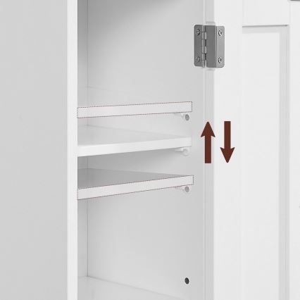 Fehér SIA szekrény