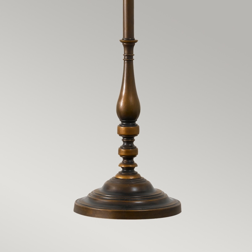 Feiss - Állólámpa LINCOLNDALE 1xE27/60W/230V bronz/bézs
