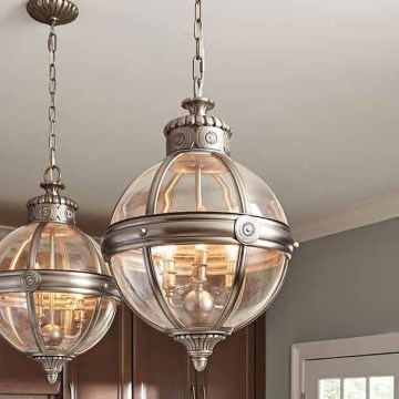 Feiss - Csillár láncon ADAMS 3xE14/60W/230V bronz