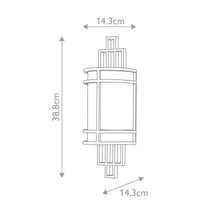 Feiss - Fali lámpa FUSION 1xE27/60W/230V