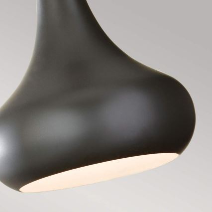 Feiss - BESO kábeles függőlámpa 1xE27/60W/230V átm. 17,9 cm fekete/réz