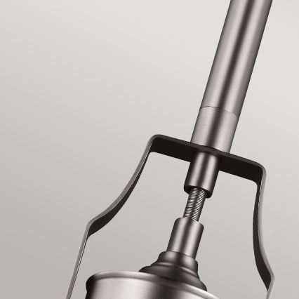 Feiss - Csillár rúdon HOBSON 1xE27/60W/230V ezüst