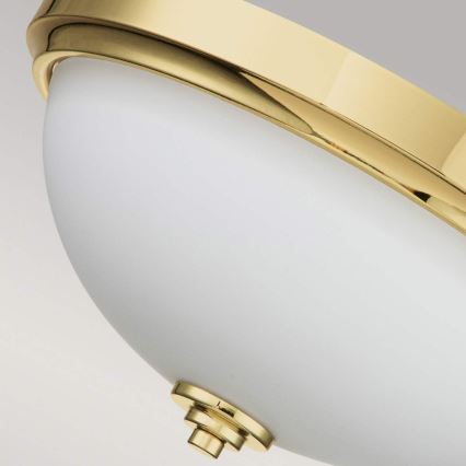 Feiss - Fürdőszobai mennyezeti lámpa MALIBU 2xE27/60W/230V IP44 arany