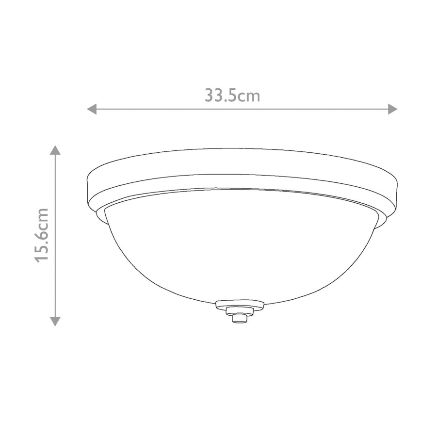 Feiss - Fürdőszobai mennyezeti lámpa MALIBU 2xE27/60W/230V IP44 arany