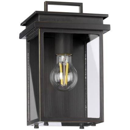 Feiss - Kültéri fali lámpa GLENVIEW 1xE27/60W/230V IP44 antracit