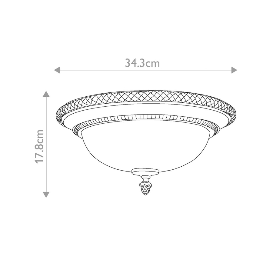 Feiss - Mennyezeti lámpa KELHAM HALL 2xE27/60W/230V