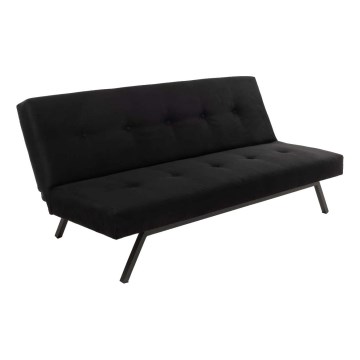Fekete BAKU kétszemélyes kihúzható kanapé