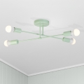 Felületre szerelhető CAMBRIDGE csillár 4xE27/15W/230V zöld