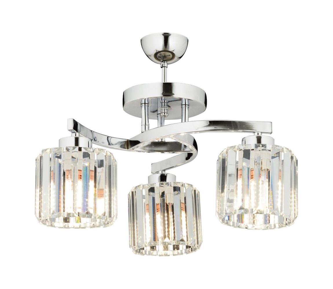 Felületre szerelhető CRYSTALLINE csillár 3xE27/40W/230V fényes króm 683AVN1436