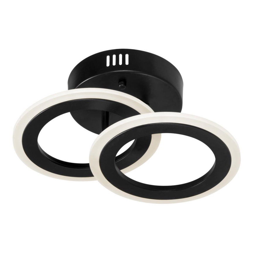 Felületre szerelhető csillár 2xLED/18W/230V fekete