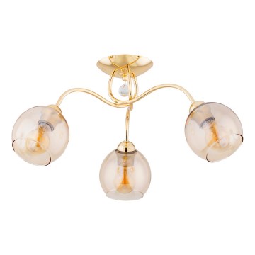 Felületre szerelhető csillár AMARILLO 3xE27/15W/230V arany