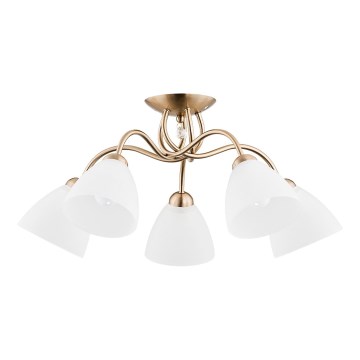 Felületre szerelhető csillár AMARILLO 5xE27/15W/230V arany