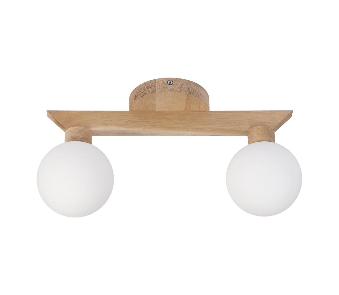 Felületre szerelhető csillár ANTONIO 2xG9/5W/230V tölgy/fehér LM