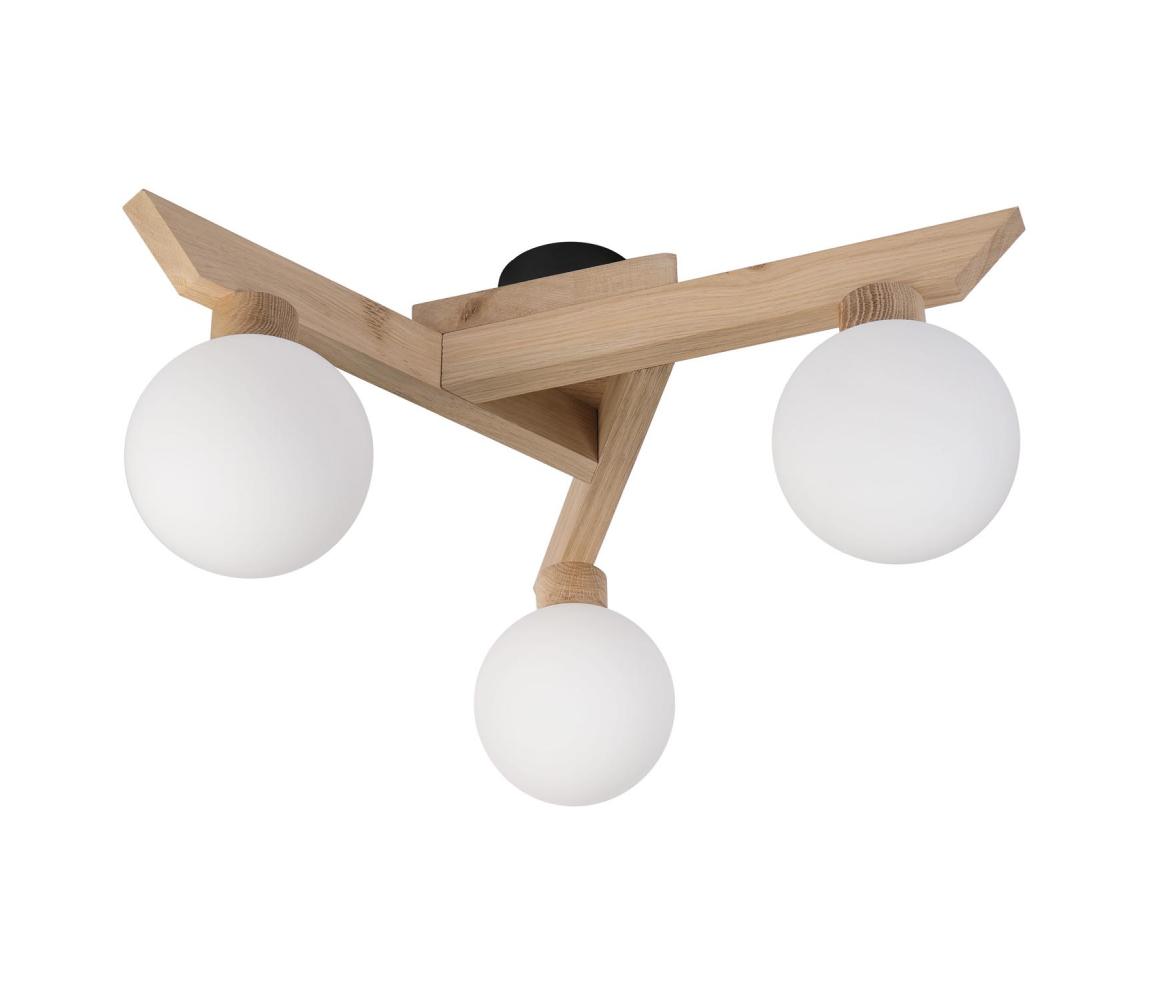 Felületre szerelhető csillár ANTONIO 3xG9/5W/230V tölgy/fehér LM