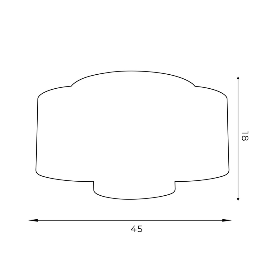 Felületre szerelhető csillár ARDEN 3xE27/60W/230V lila/arany