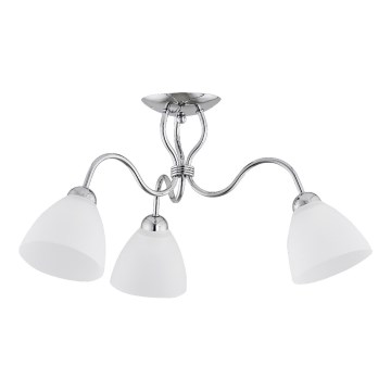 Felületre szerelhető csillár  ARIEL 3xE27/15W/230V fényezett króm