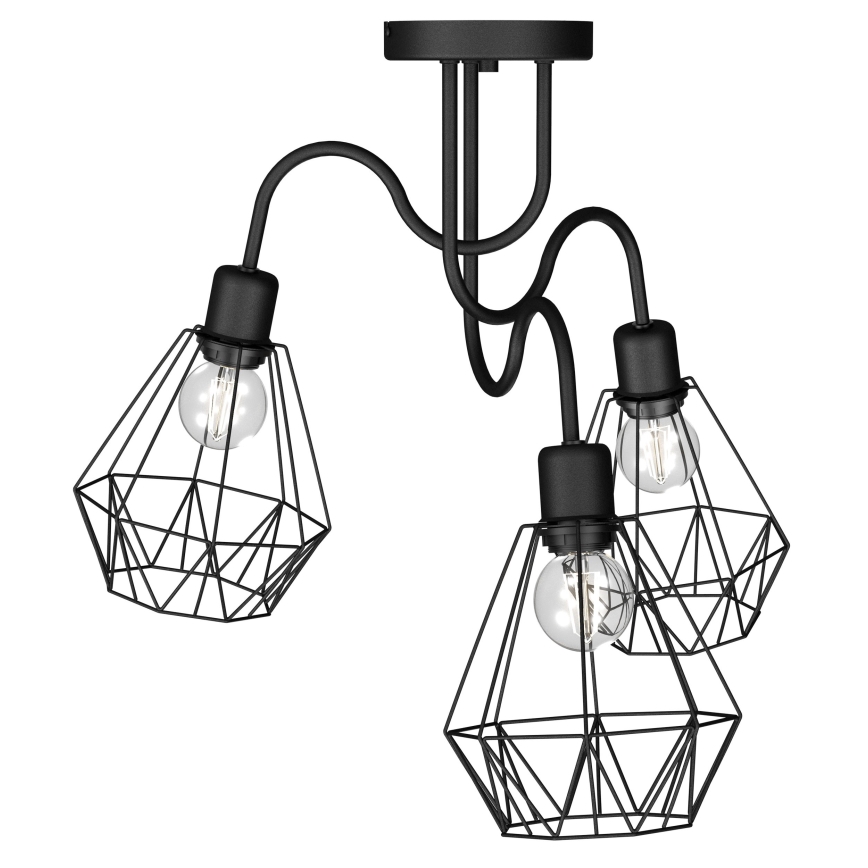 Felületre szerelhető csillár BERGEN 3xE27/60W/230V