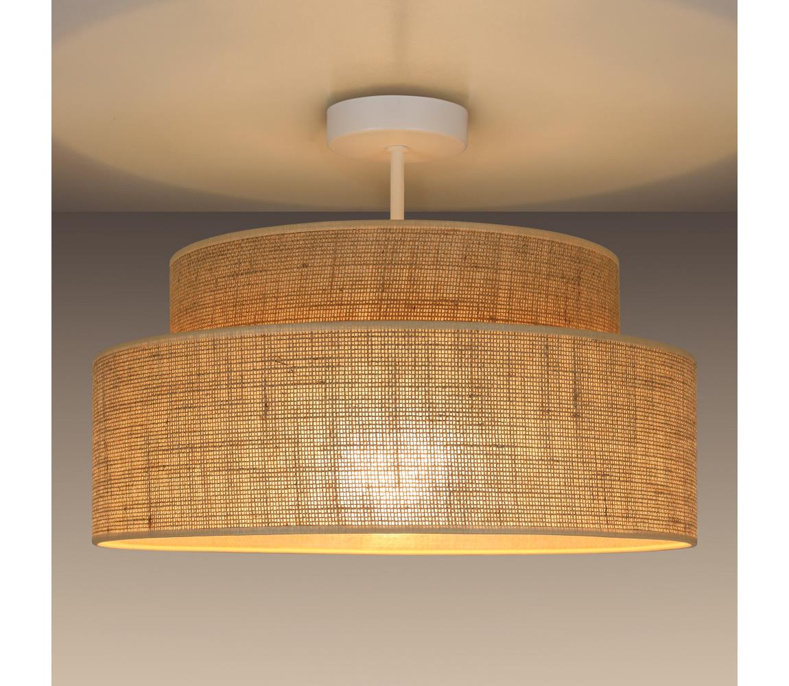 Felületre szerelhető csillár  BOHO 1xE27/60W/230V átm. 40 cm bézs 0648