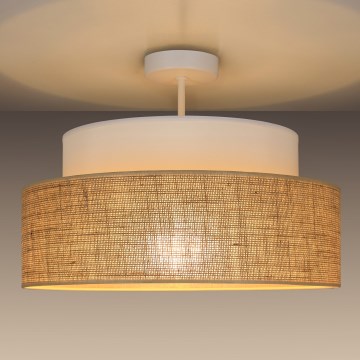 Felületre szerelhető csillár  BOHO 1xE27/60W/230V átm. 40 cm fehér/bézs