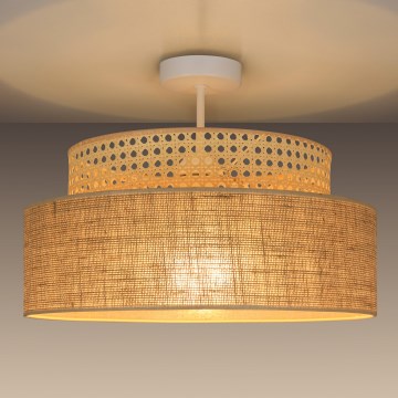 Felületre szerelhető csillár  BOHO 1xE27/60W/230V átm. 40 cm rattan