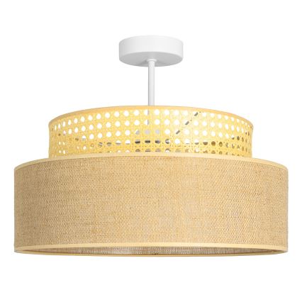 Felületre szerelhető csillár  BOHO 1xE27/60W/230V átm. 40 cm rattan