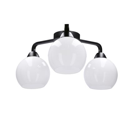 Felületre szerelhető csillár CALDERA 3xE27/60W/230V fekete