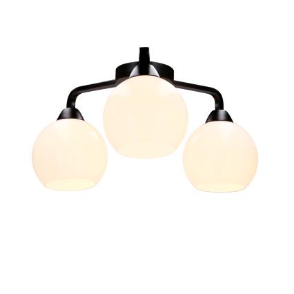 Felületre szerelhető csillár CALDERA 3xE27/60W/230V fekete