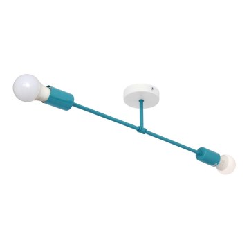 Felületre szerelhető csillár CAMBRIDGE 2xE27/15W/230V kék