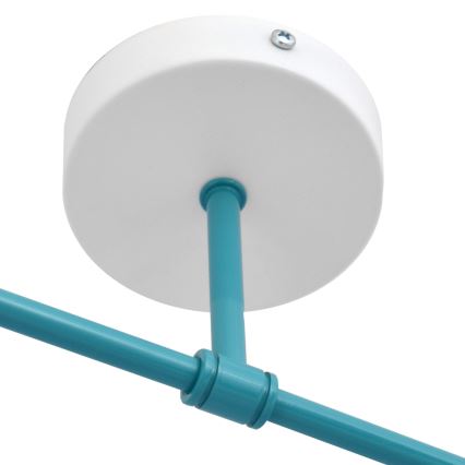 Felületre szerelhető csillár CAMBRIDGE 2xE27/15W/230V kék