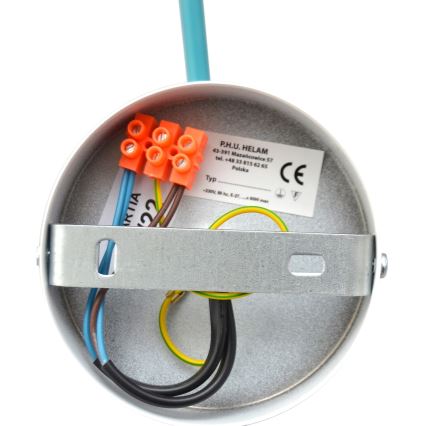 Felületre szerelhető csillár CAMBRIDGE 2xE27/15W/230V kék