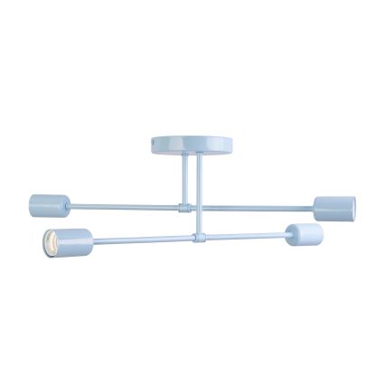 Felületre szerelhető csillár CAMBRIDGE 4xE27/15W/230V kék