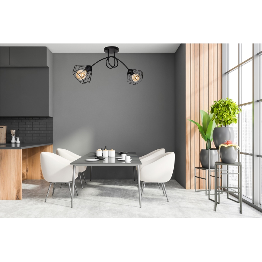 Felületre szerelhető csillár CEED 2xE27/60W/230V