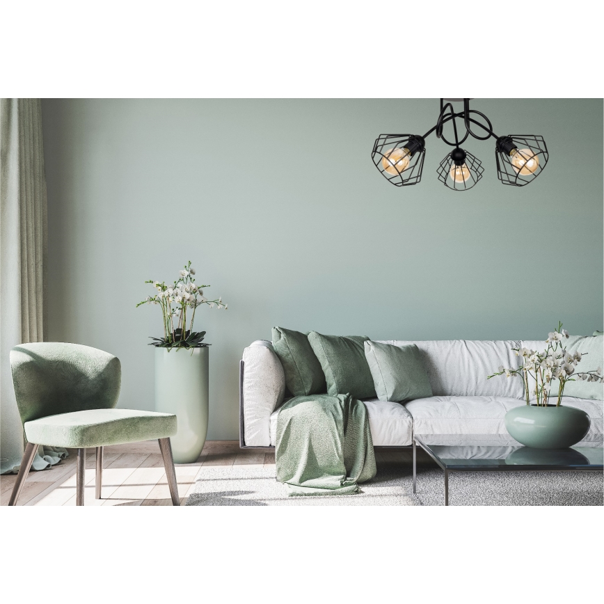 Felületre szerelhető csillár CEED 3xE27/60W/230V