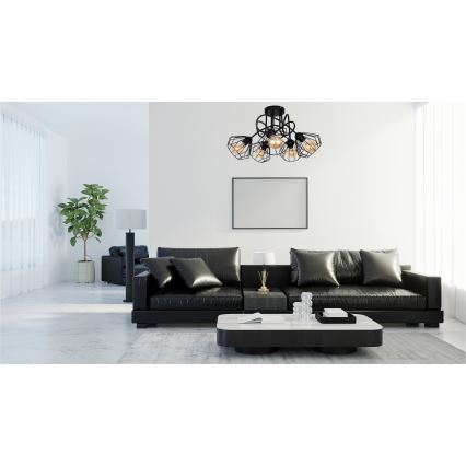 Felületre szerelhető csillár CEED 5xE27/60W/230V