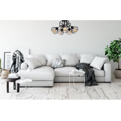 Felületre szerelhető csillár CEED 5xE27/60W/230V